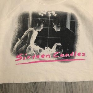 Sixteen Candles cropped sweatshirt